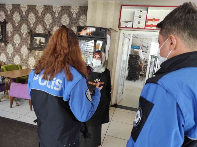 Polisten Esnafa Bilgilendirme Ziyareti
