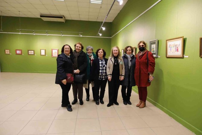 Ayvalık’ta Minyatür Sergisi Sanatseverlerle Buluştu