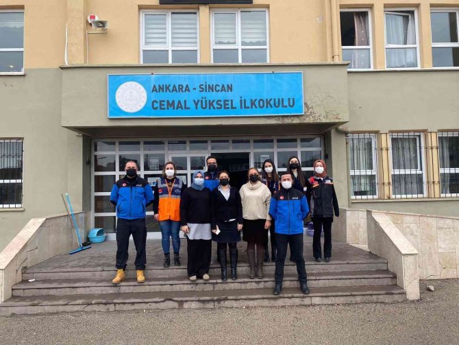 Sincan’da Öğrenciler Afetlere Karşı Bilinçleniyor