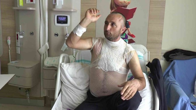 Banyo Yaparken Kazayla Kendini Yaktı