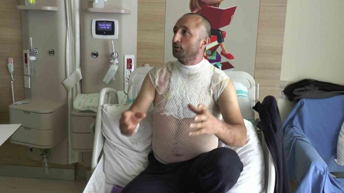 Banyo Yaparken Kazayla Kendini Yaktı