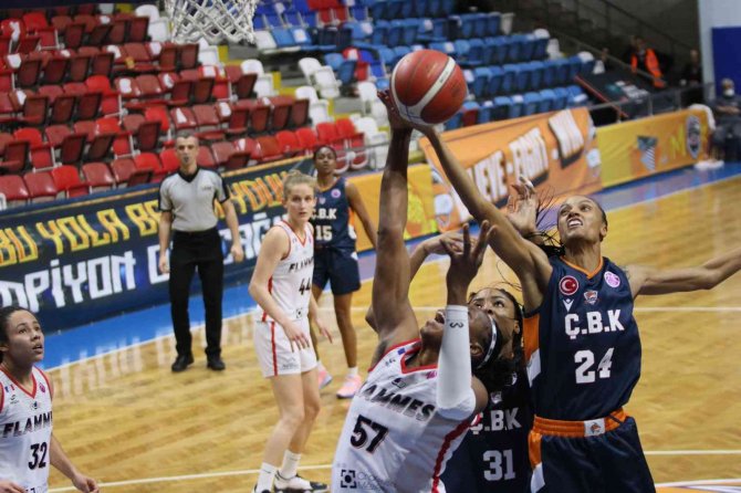 Fıba Kadınlar Avrupa Kupası: Mmes Carolo:64 Çukurova Basketbol:95