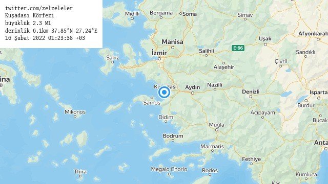 Kuşadası’nda Korkutan Deprem
