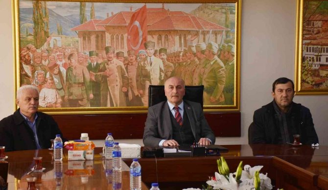 Muhtarlardan Başkan Sözen’e Teşekkür