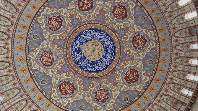 Selimiye’de Mihrap Kubbesi Üzerinde Kalem İşi Raspalarına Başlandı