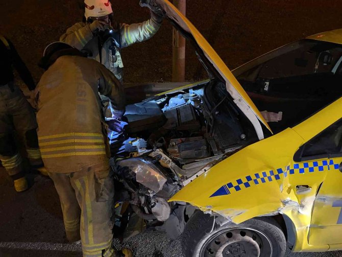 Tem’de Zincirleme Trafik Kazası: 1 Yaralı