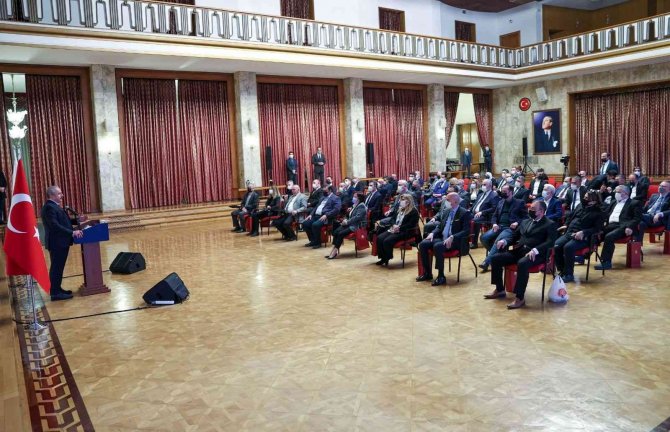 Tbmm Başkanı Şentop, Rumeli Ve Balkan Dernek Başkanları Ve Kanaat Önderlerini Kabul Etti