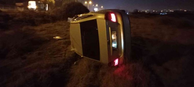 Aydın’da Otomobil Araziye Uçtu: 1 Yaralı