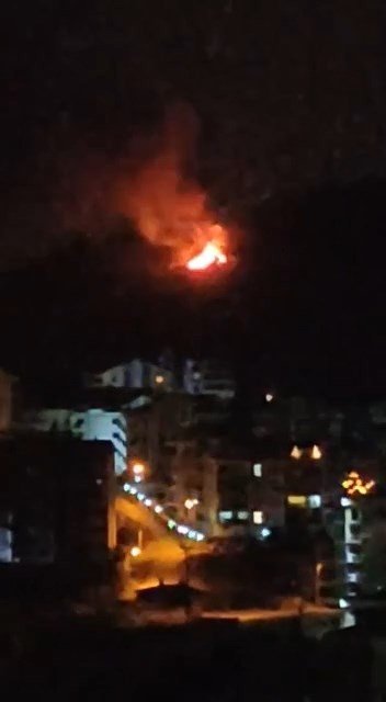 Bursa’da Alevleri Görenler Orman Yangını Zannetti, Bağ Evi Yangını Çıktı