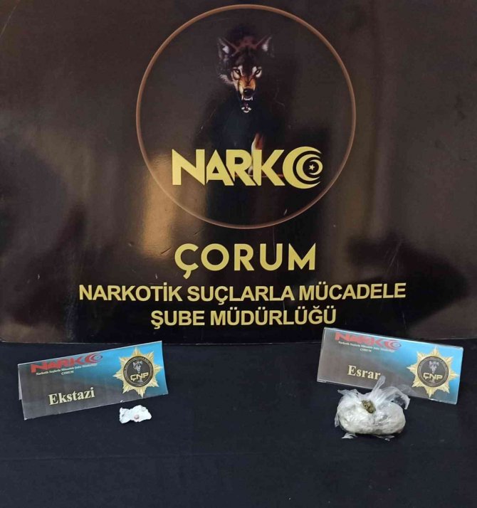Çorum Polisinden Uyuşturucu Operasyonu