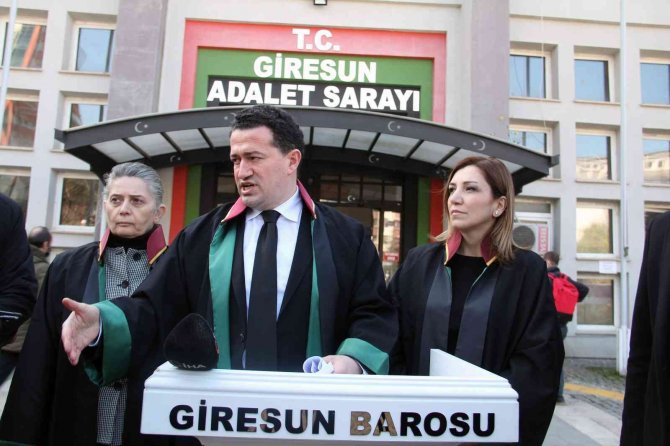 Giresun Barosu Başkanı Karademir: “Sıla Şentürk Olayının Takipçisi Olacağız”