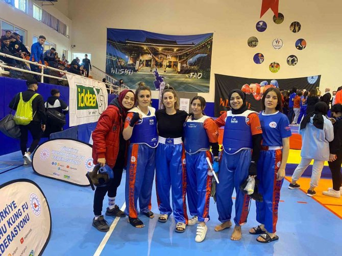 Genç Sporcular Türkiye Wushu Kung Fu Şampiyonası’ndan Madalyalarla Döndü