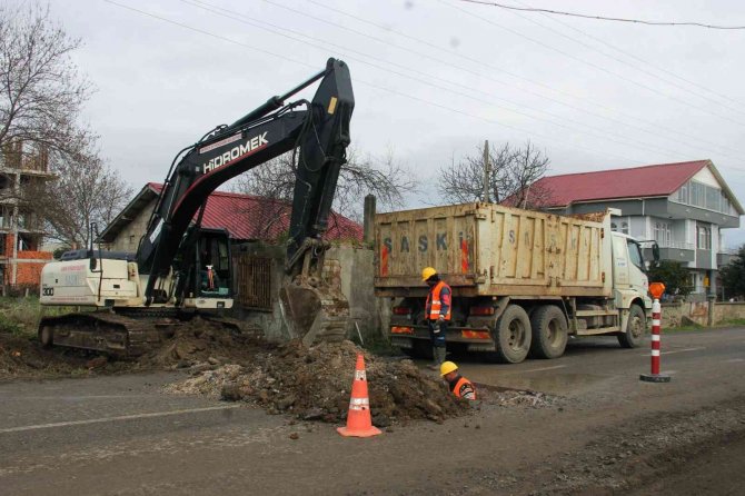 Saski̇, 11 Milyon Liralık Yatırımla 80 Km Kanalizasyon Hattı Döşeyecek