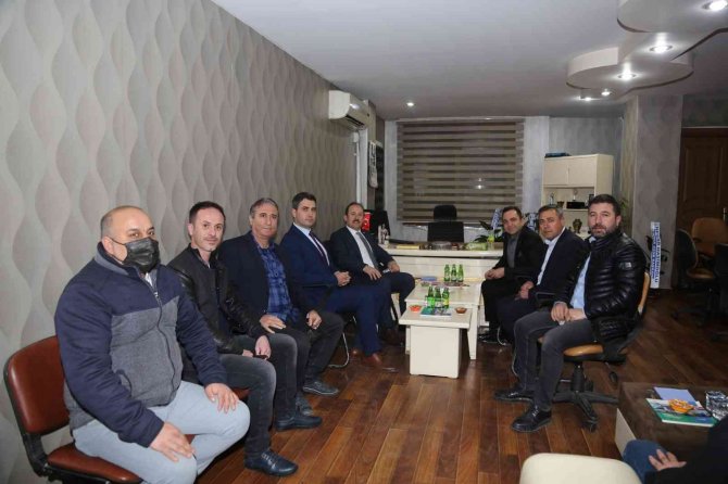 Vali Pehlivan Cizre Eso Ve Tso Başkanları İle Görüştü