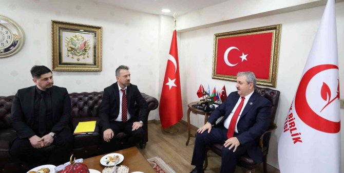Bbp Genel Başkanı Destici, Eskişehirspor Başkanı Şimşek’i Makamında Ağırladı