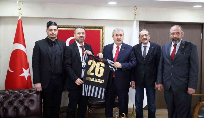 Bbp Genel Başkanı Destici, Eskişehirspor Başkanı Şimşek’i Makamında Ağırladı