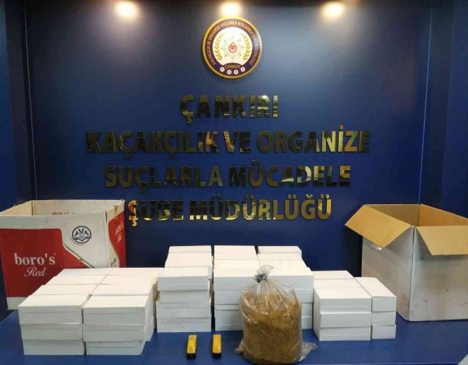 Çankırı’da 17 Bin Makaron Ele Geçirildi