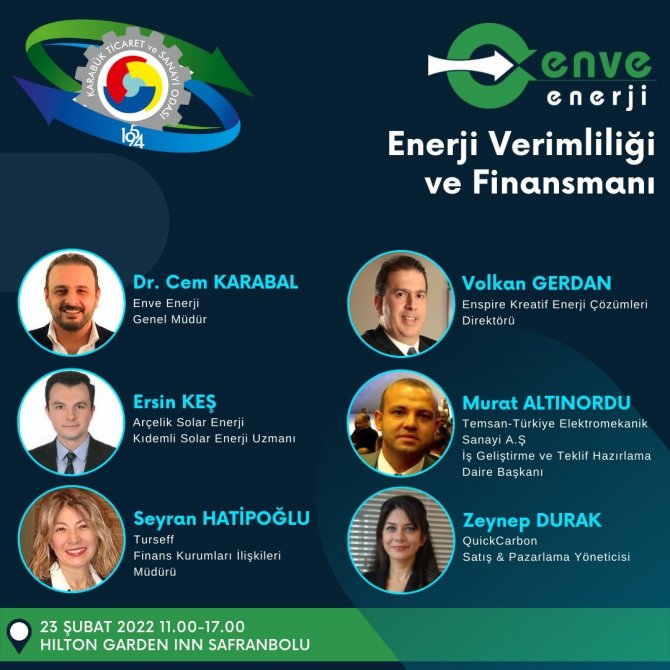Karabük’te "Enerji Verimliliği Ve Finansmanı" Semineri