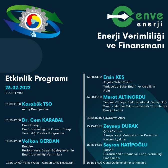 Karabük’te "Enerji Verimliliği Ve Finansmanı" Semineri
