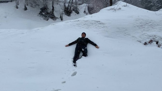 Karabük’te Yüksek Kesimlerde Kar Etkili Oluyor