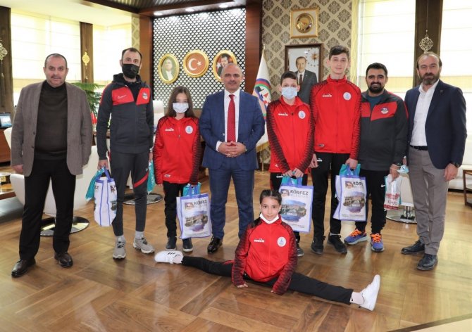 Başkan Söğüt, Sporcuları Ağırladı