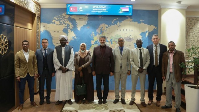 Sudan Büyükelçiliği’nden Kbü Rektörü Polat’a Ziyaret