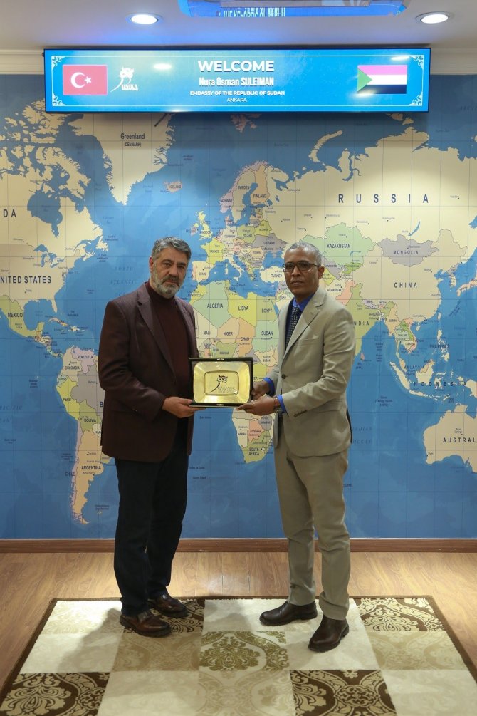 Sudan Büyükelçiliği’nden Kbü Rektörü Polat’a Ziyaret