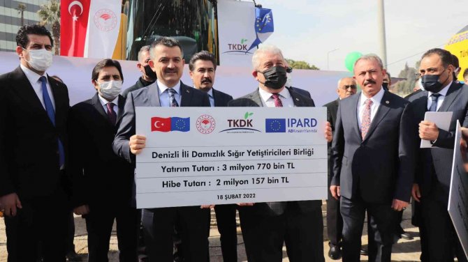 Tarım Ve Orman Bakanlığı’ndan Denizli’ye 80 Milyonluk Araç Desteği