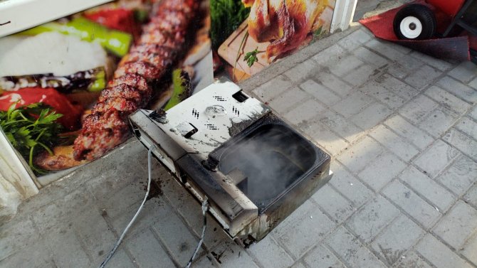 Açık Unutulan Fritöz Yangın Paniğine Neden Oldu