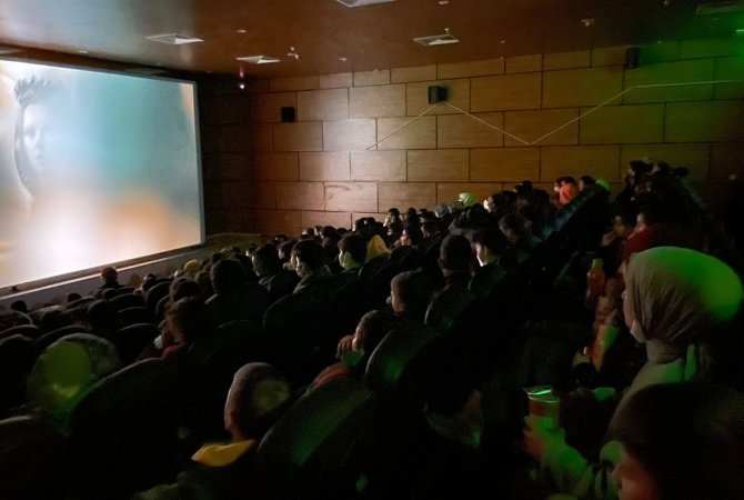 Bayburt’ta Ortaokul Öğrencileri Sinemada Buluştu