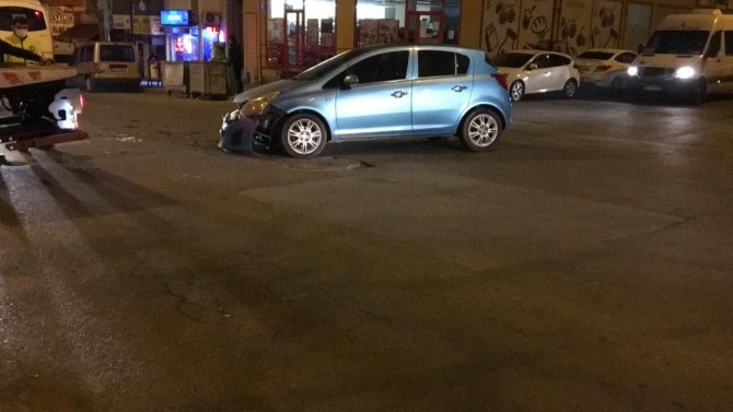 Çorlu’da Kaza Anı Kamerada