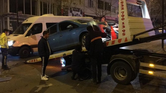 Çorlu’da Kaza Anı Kamerada