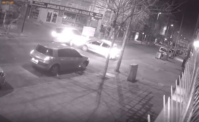 Çorlu’da Kaza Anı Kamerada