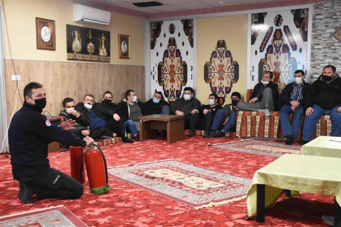 Düzce İtfaiyesinden Kyk’da Uygulamalı Tatbikat