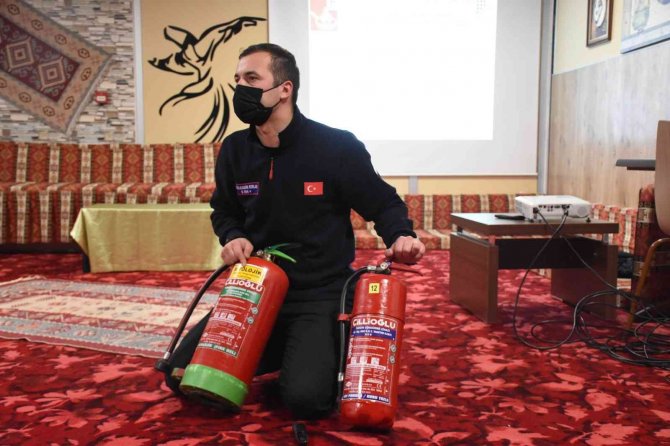 Düzce İtfaiyesinden Kyk’da Uygulamalı Tatbikat