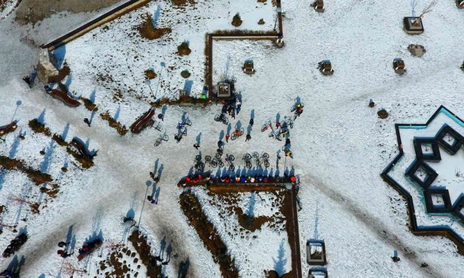 Dağ Bisikleti Tutkunları Erzurum’da Buluştu