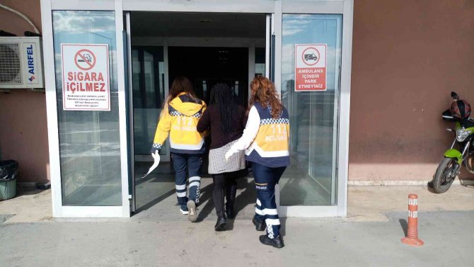 Hamile Eşini Darp Etti