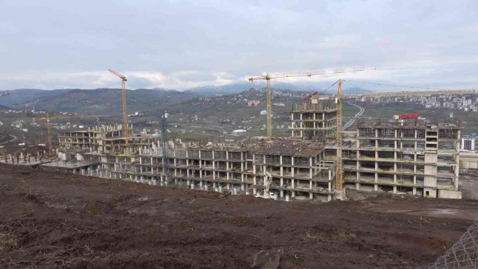Samsun Şehir Hastanesi’nin Yüzde 20’si Tamamlandı