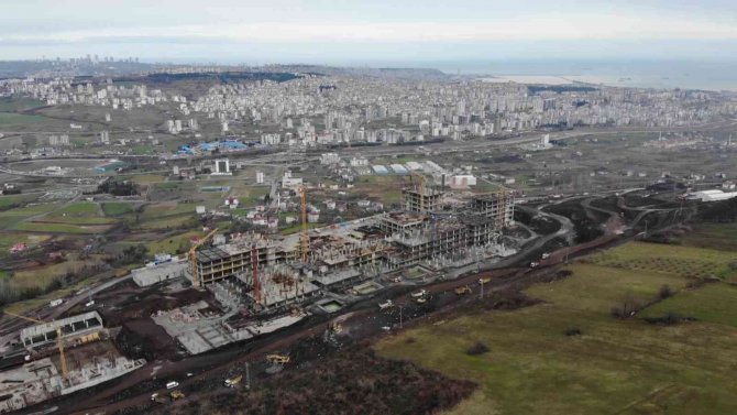 Samsun Şehir Hastanesi’nin Yüzde 20’si Tamamlandı