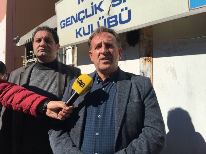 Milas’ta Kundaklanan Kulüp Binası Önünde Açıklama Yapıldı