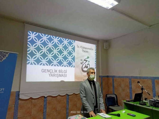 Simav’da Mevlid-i Nebi Yarışmasına Katılacak Öğrenciler Bilgilendirildi