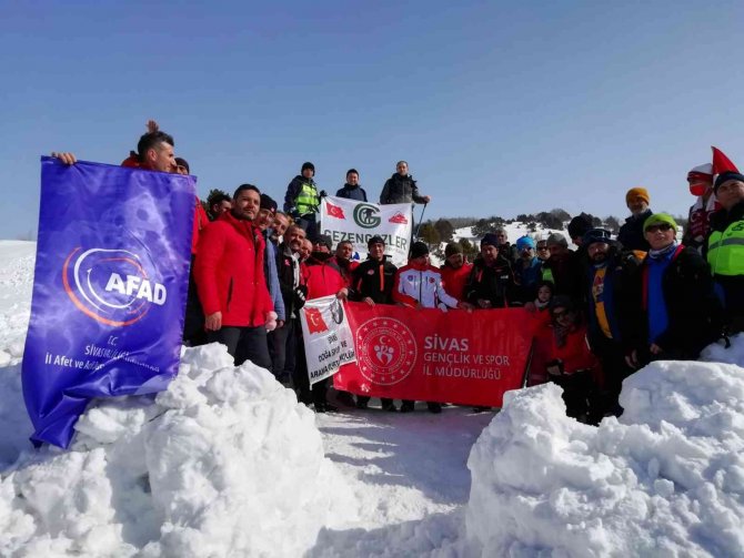 Sivas’ta Çığ Eğitimi Verildi