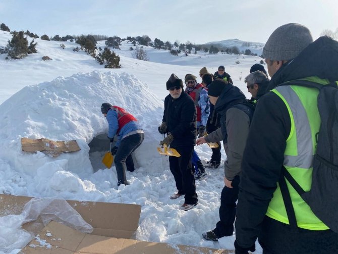 Sivas’ta Çığ Eğitimi Verildi