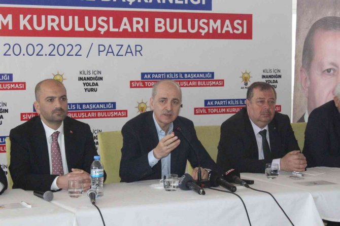 Ak Parti Genel Başkanvekili Kurtulmuş: "Kilis’e De Bir Unvan Verilecekse Adının Ensar Olması Gerektiğini Düşünüyorum”