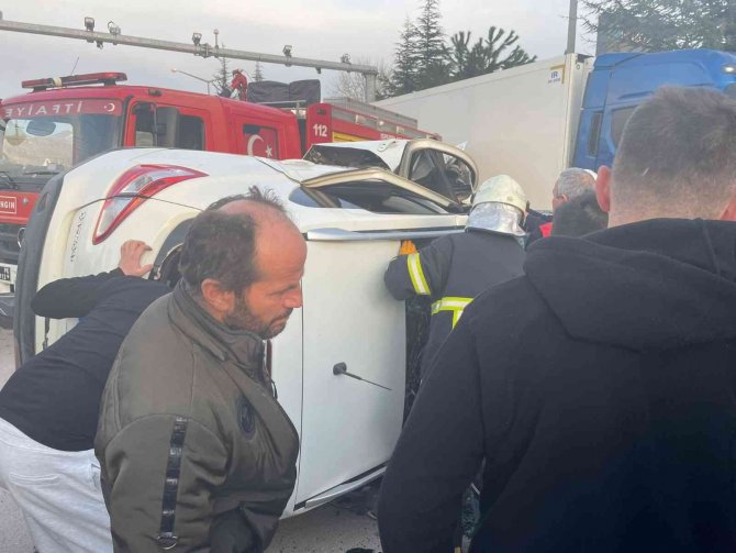 Isparta’da Trafik Kazası: 2 Yaralı