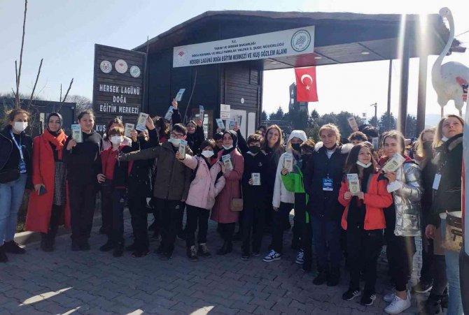 Öğrenciler, Hersek’te Kuşları Gözlemledi