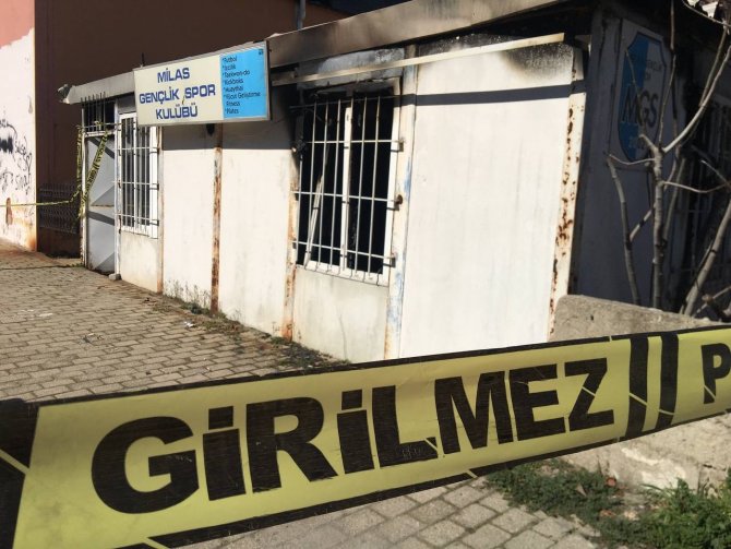 Milas Gençlikspor Kulübü’ndeki Hırsızlık Ve Yangınla İlgili 4 Gözaltı