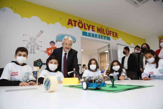 Çocuklar Nilüfer’de Teknolojiyi Öğreniyor