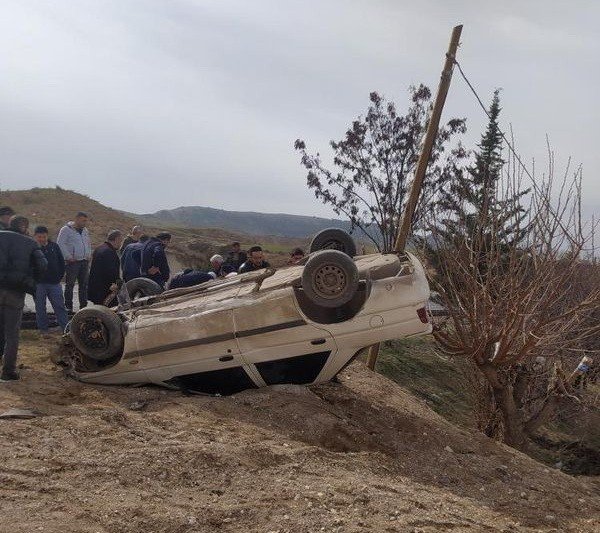 Otomobil Takla Attı: 1 Yaralı
