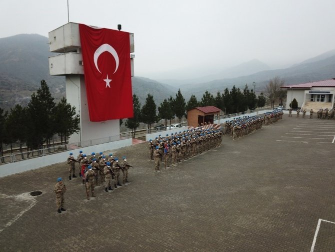Sason’da Komandolar Gururla Suriye’ye Uğurlandı